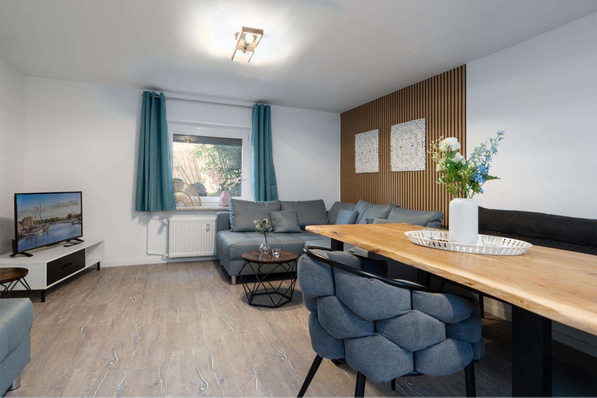 Neue Ferienwohnung Kuestennaehe Mit Terrasse 3Km Zum Strand Osdorf ภายนอก รูปภาพ